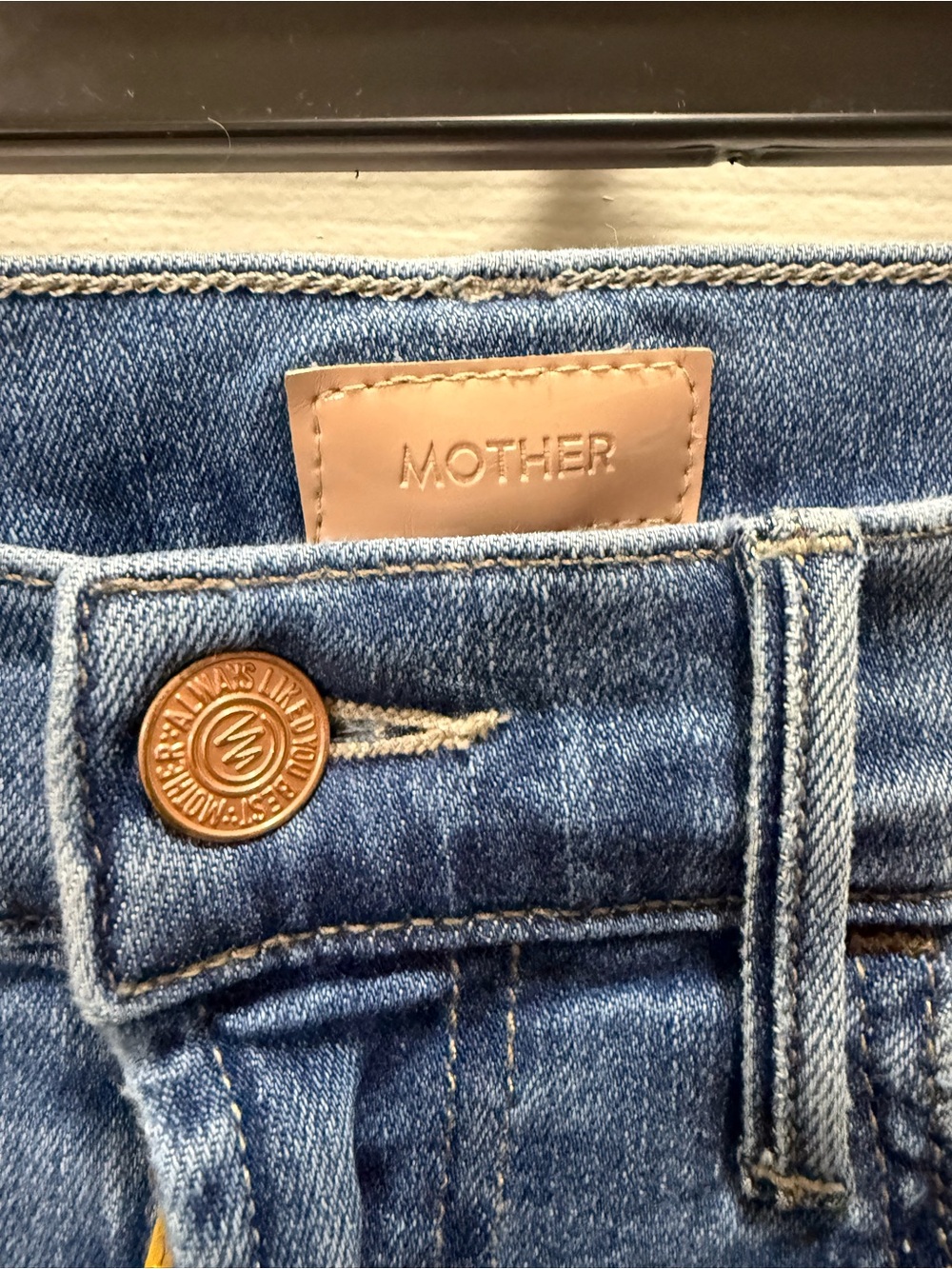 MOTHER The Hustler Ankle Fray Jeans - Light Blue - Picture 4 of 7